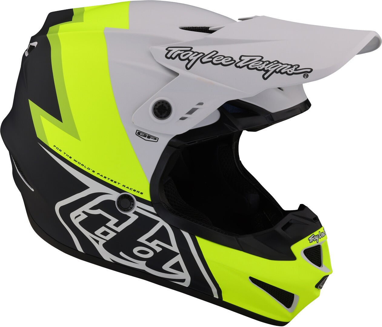 Troy Lee Designs GP Volt Casco da motocross nero/bianco/giallo L (58/59) Figura 2