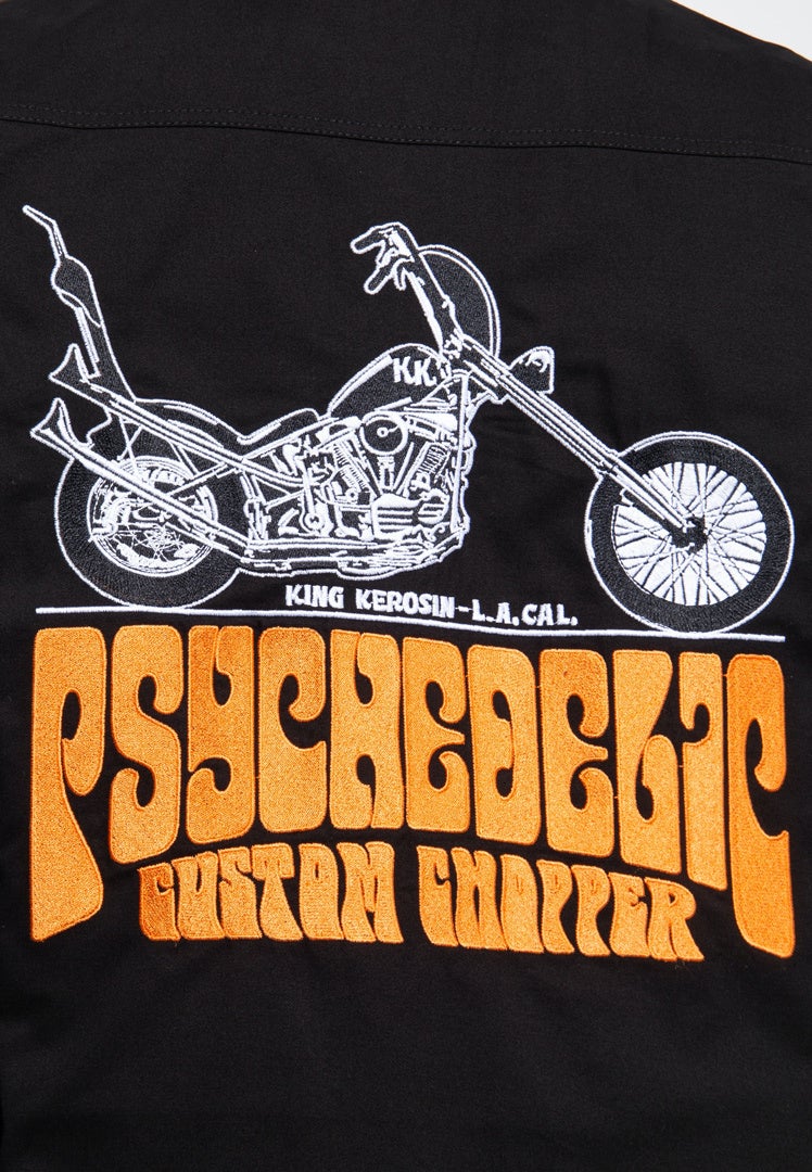 King Kerosin Psycedellic Chopper Workwear Shirt XL Figure 7