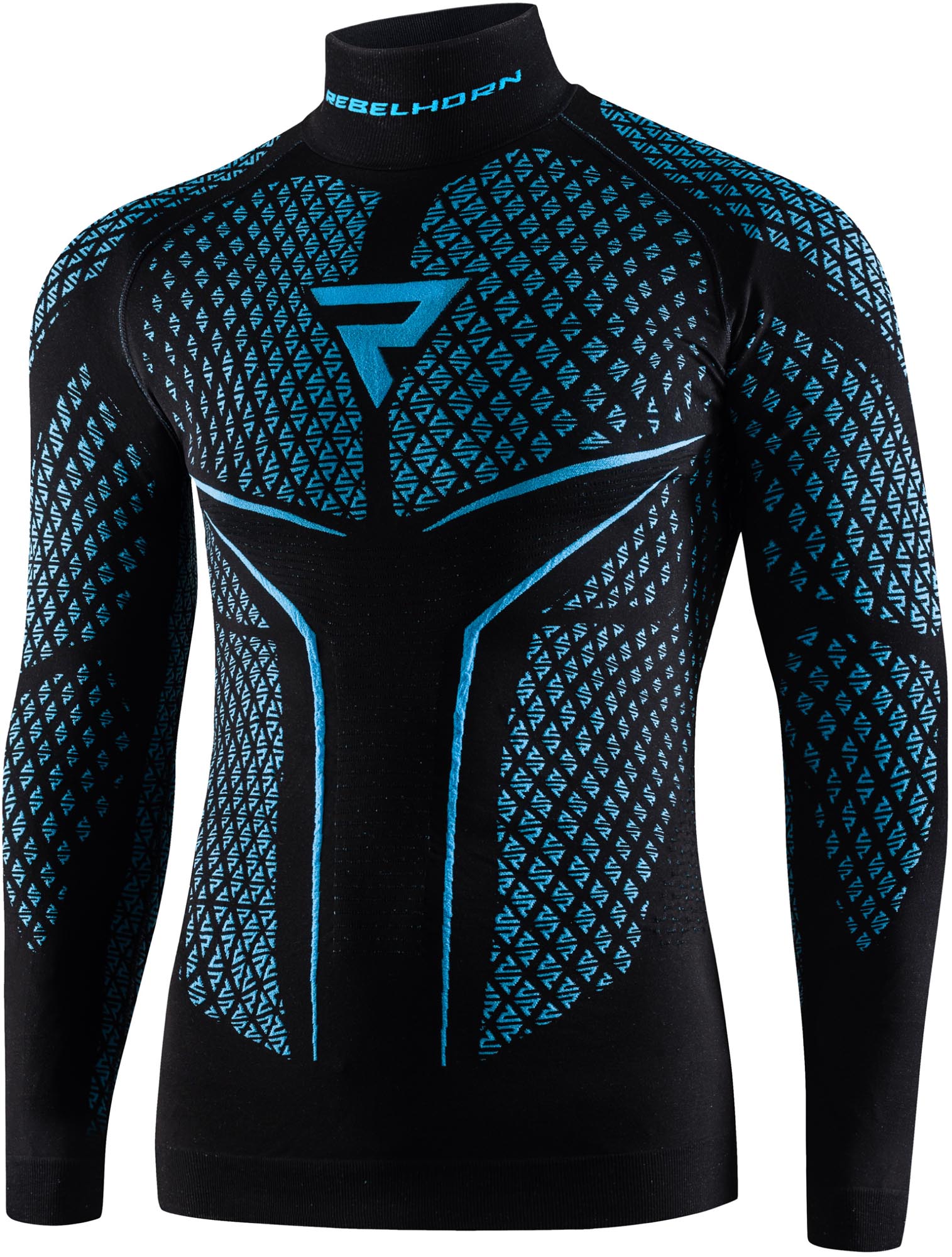 Rebelhorn Therm 2 Long Sleeve Functional Shirt black/blue L Figure 1