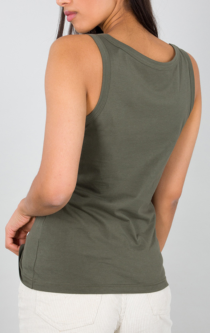 Alpha Industries Basic Ladies Tank Top oliva M Figura 2