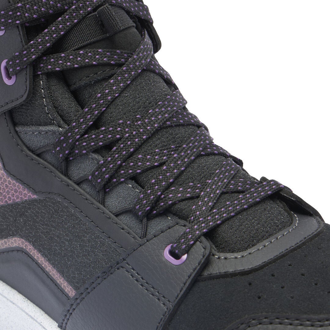 Dainese Suburb D-WP 2.0 waterdichte dames motorschoenen zwart/wit/paars 38 Figuur 5