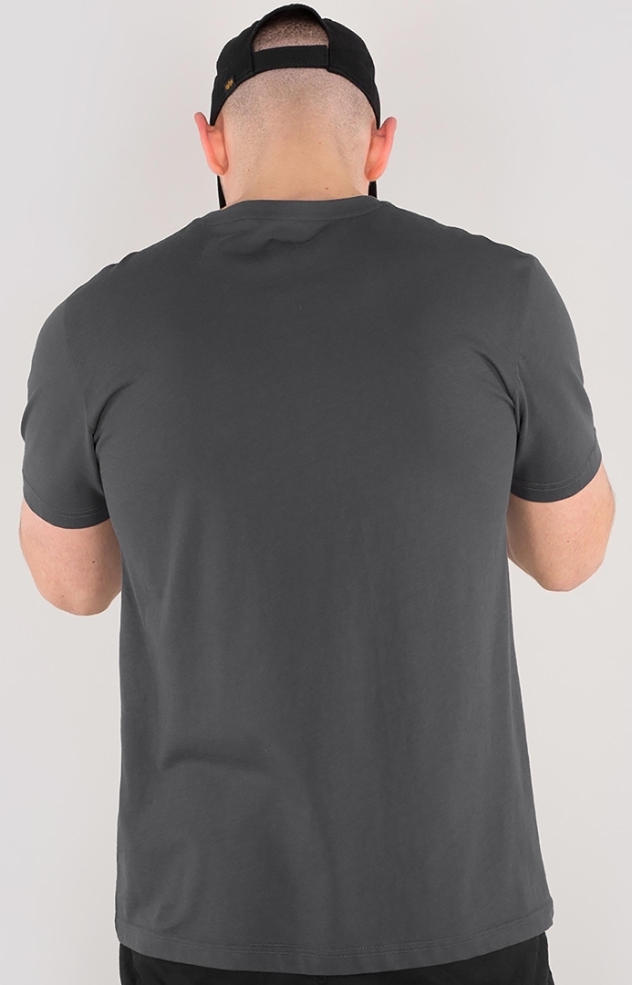 Alpha Industries Basic T-Shirt dunkelgrau L Abbildung 2