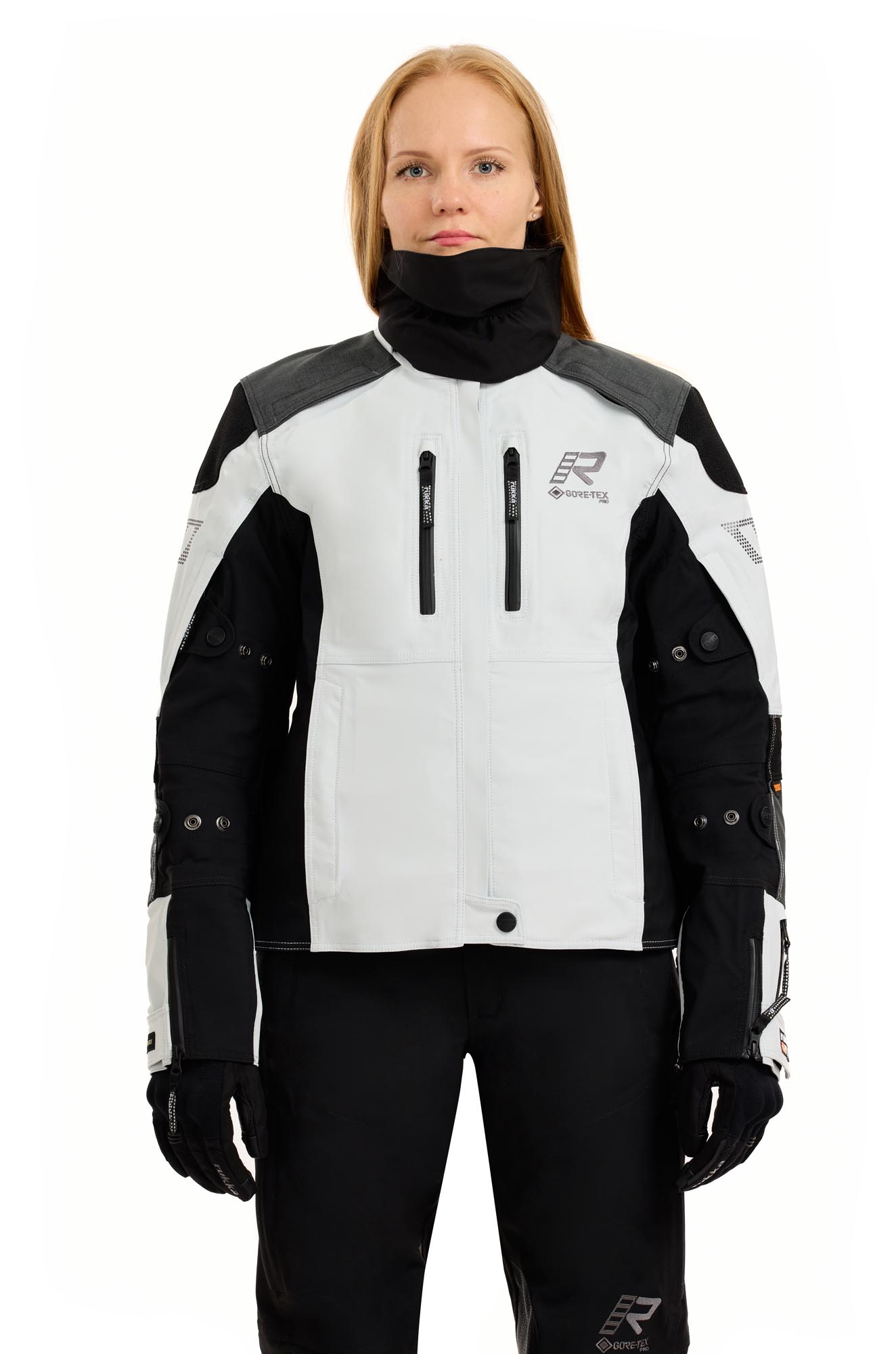 Rukka Flexorina wasserdichte Damen Motorrad Textiljacke weiß/schwarz 48 Abbildung 7