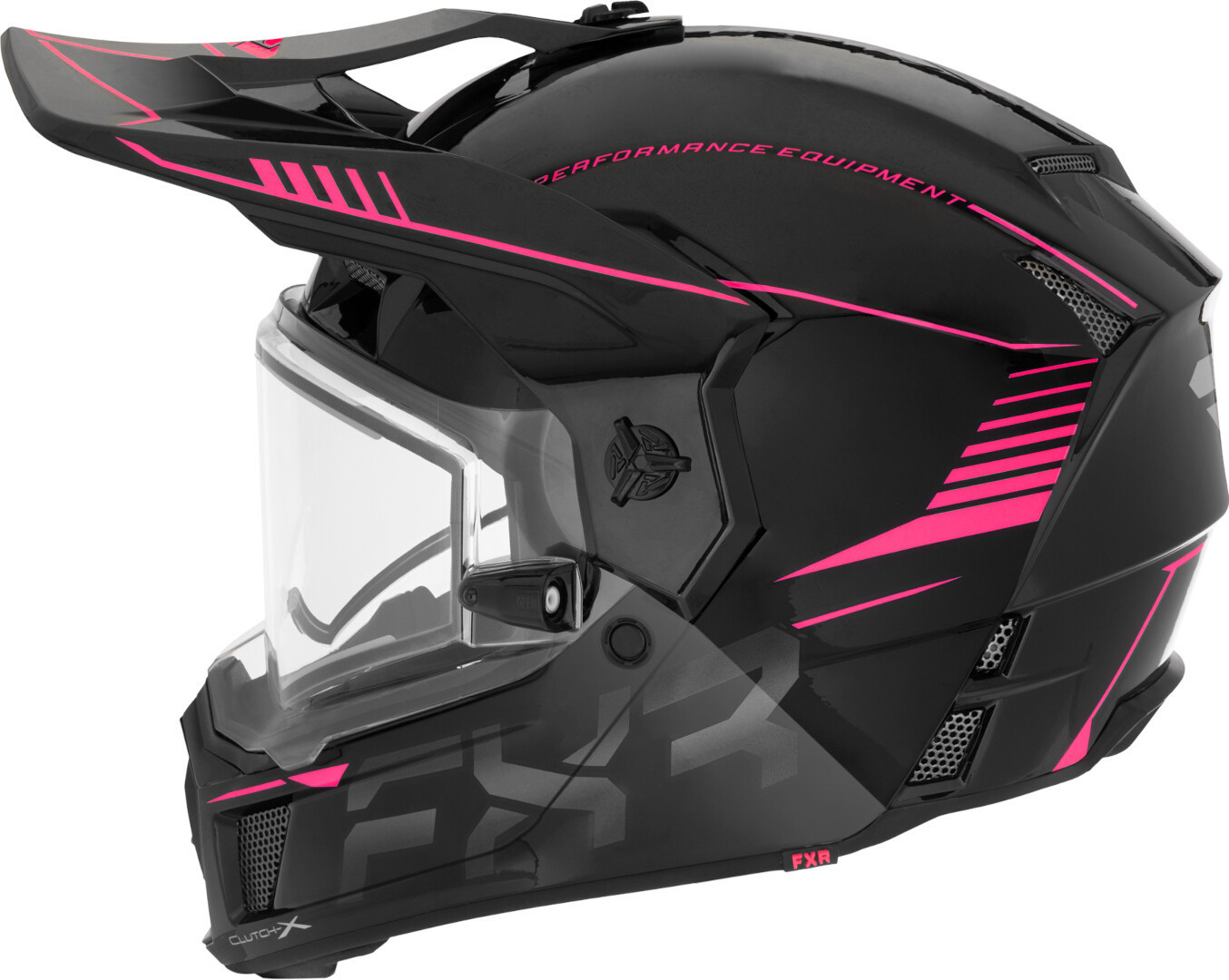FXR Clutch X Pro Cască de snowmobil Negru mat/roz S (55/56) Figura 4