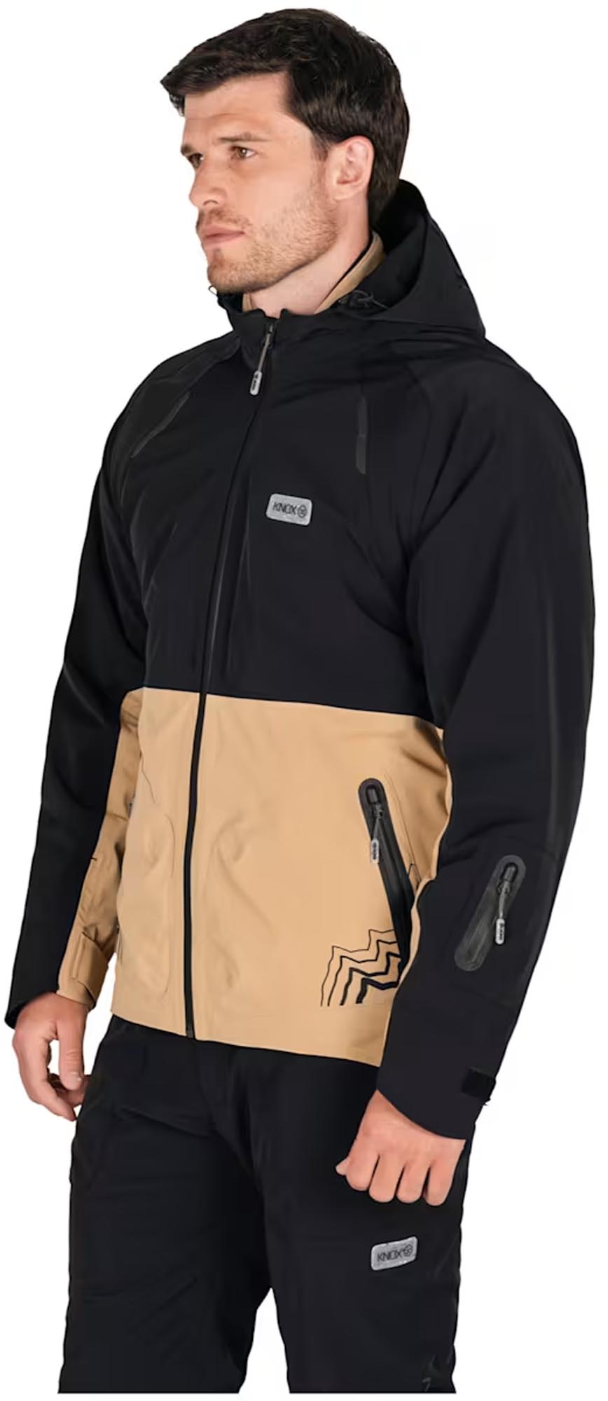 Knox Modra waterproof Motorcycle Textile Jacket black/sand M Figure 2