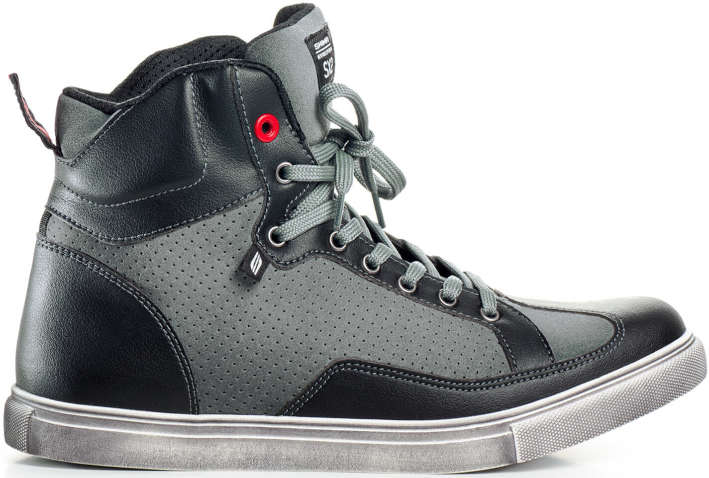SHIMA SX-2 perforierte Motorrad Schuhe schwarz/grau 46 Abbildung 2