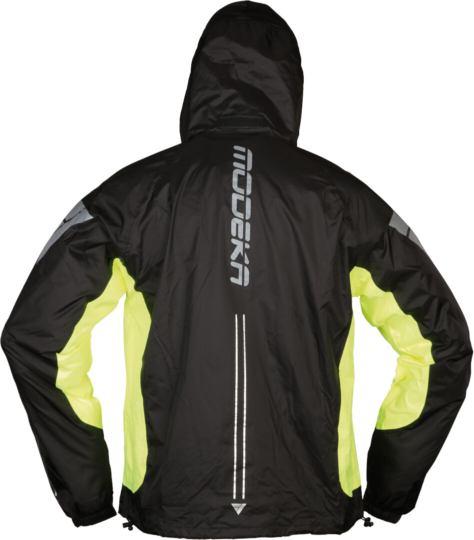 Modeka AX Dry 2 Regnjakke sort/neon/gul 8XL Figur 2