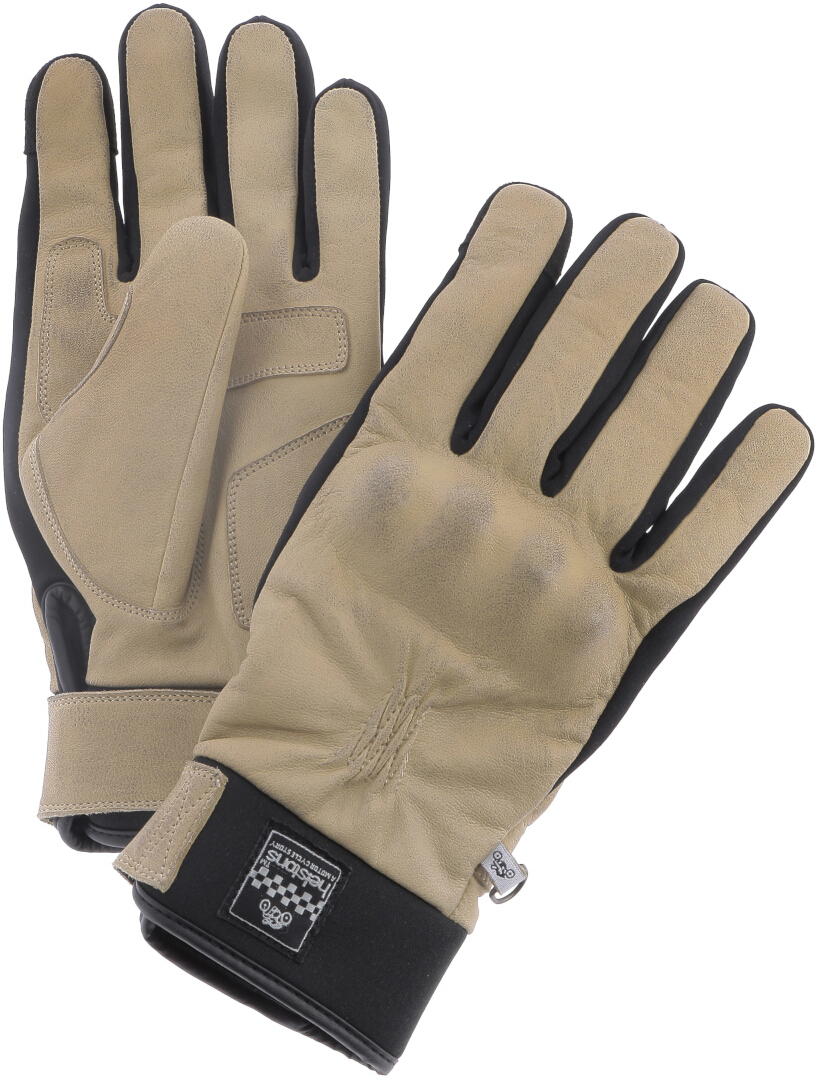 Helstons Justin Motorradhandschuhe beige 10 Abbildung 2