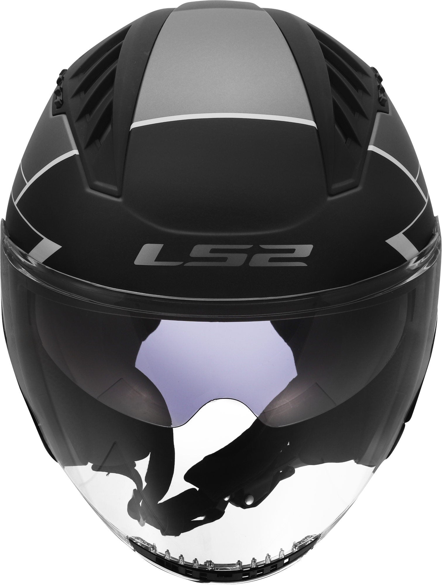 LS2 OF600 Copter II Tango Jet Helmet grey S (55/56) Figure 2