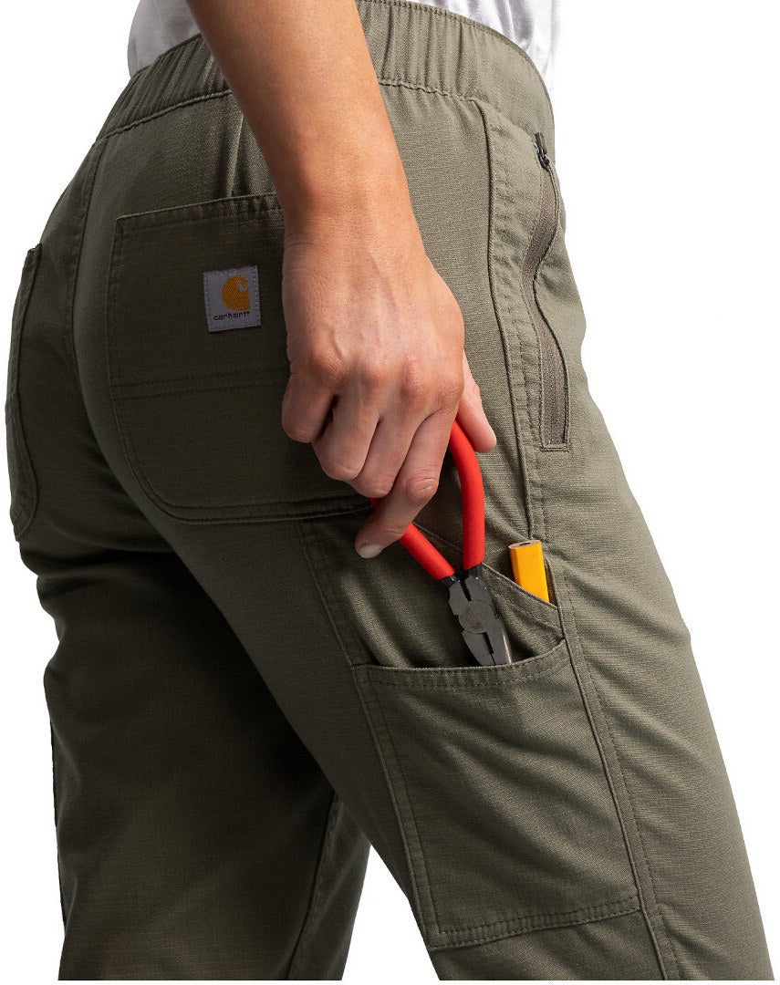 Carhartt Force Relaxed Fit Ripstop Work Damen Hose oliv S Abbildung 8
