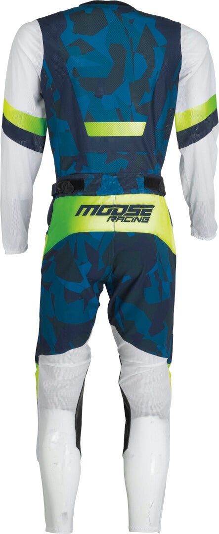 Moose Racing Sahara 2022 モトクロスジャージー 青/白 3XL 図3
