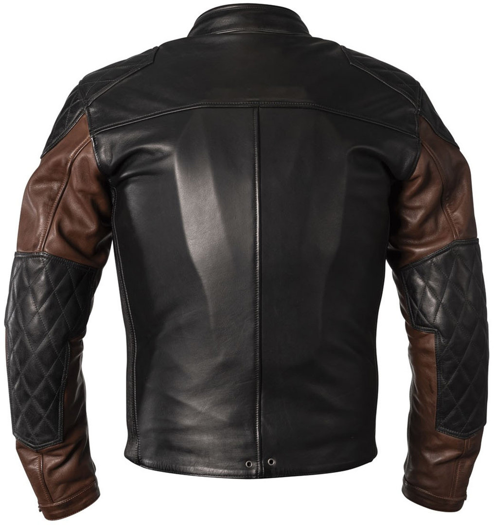 Helstons Tracker Motorcycle Leather Jacket black/brown XXL Figure 2