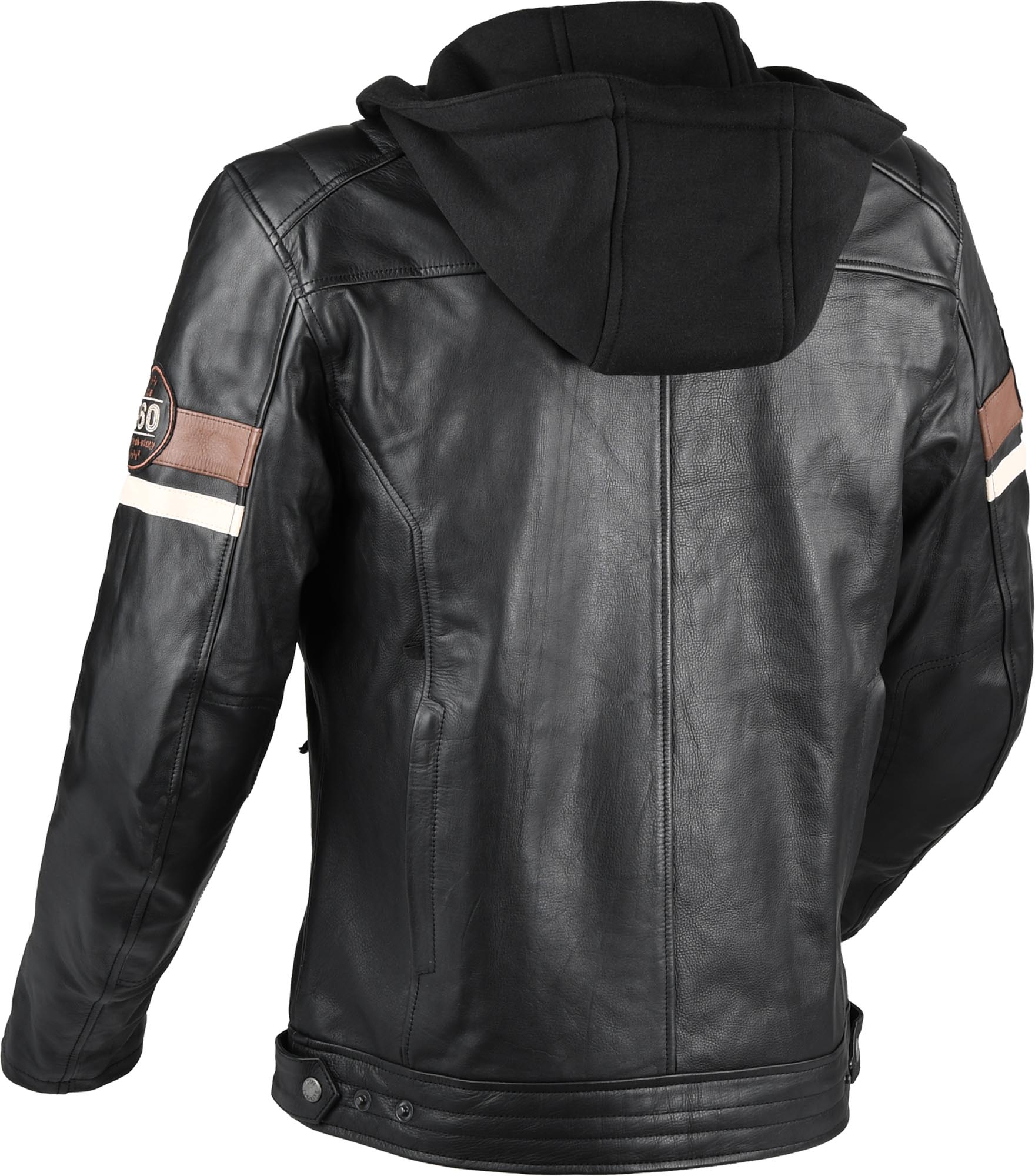 DIFI Detroit 3 Motorcycle Leather Jacket black/brown 52 Figure 2