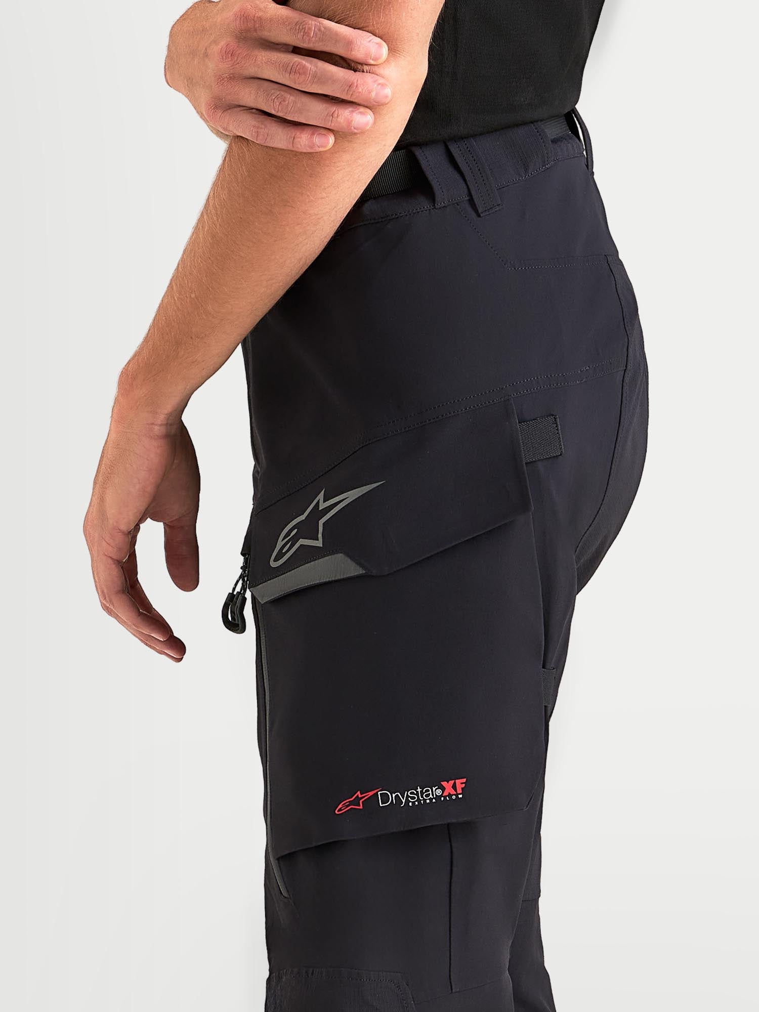 Alpinestars Maxdura Drystar XF waterproof Motorcycle Textile Pants dark grey/black M Figure 8