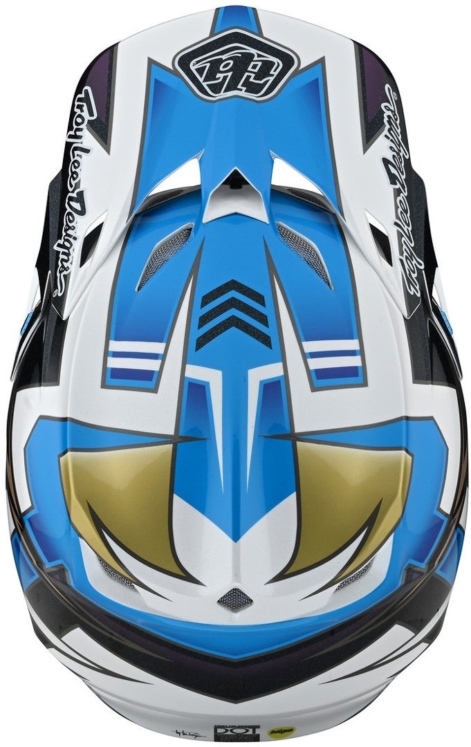 Troy Lee Designs SE5 Graph Motocross Helmet blue M (57/58) Figure 2