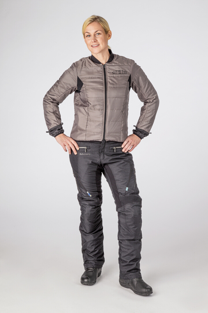 Halvarssons Wien waterproof Ladies Motorcycle Textile Jacket grey/black 38 Figure 4