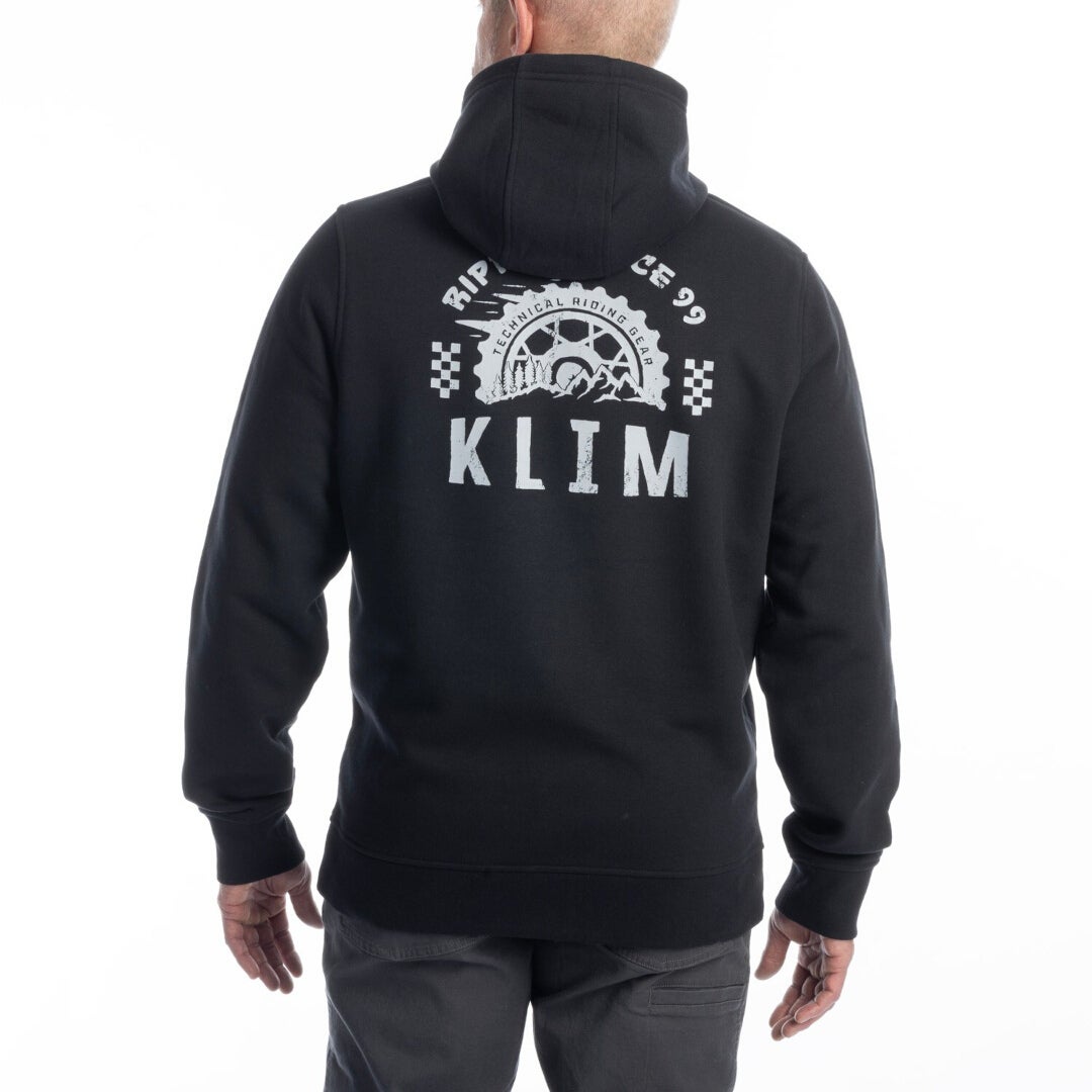 Klim Rippin 連帽衫 黑色/淺灰色 M 圖 3