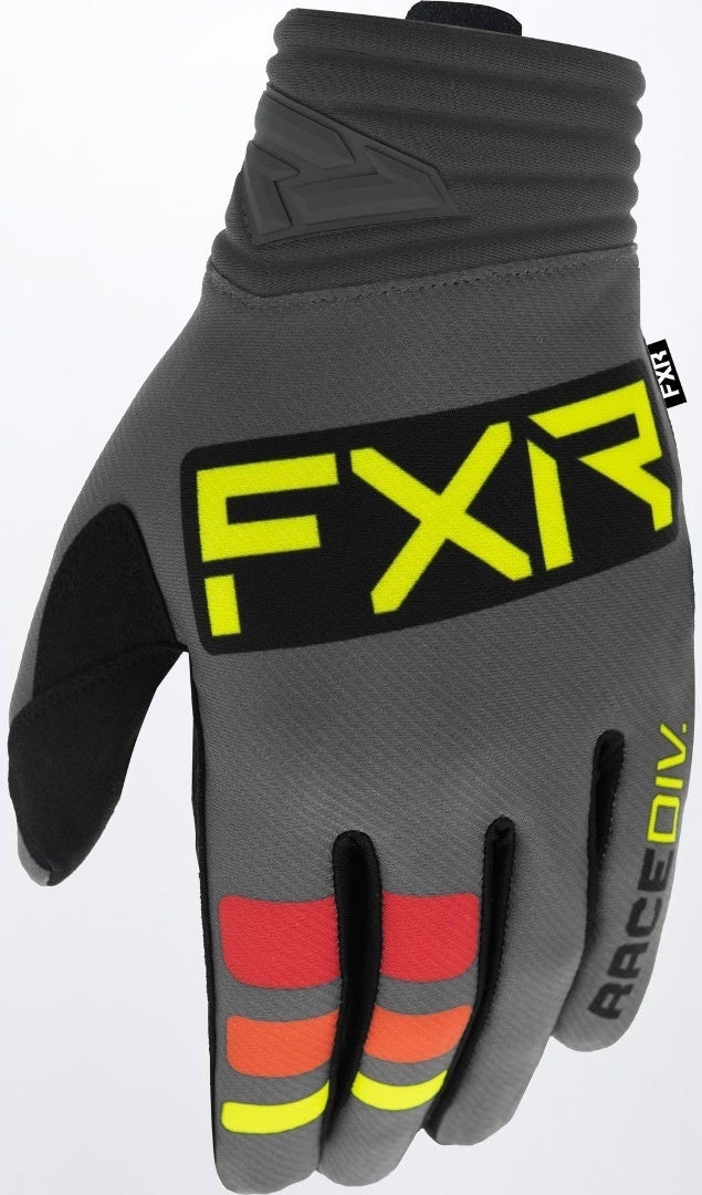 FXR Prime Motocross handsker grå/gul L Figur 1