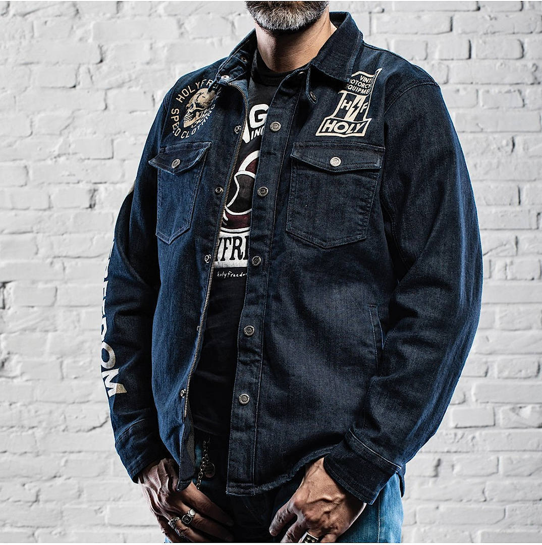 HolyFreedom Genoa Stampato Motorcycle Textile Jacket XXL Figure 6