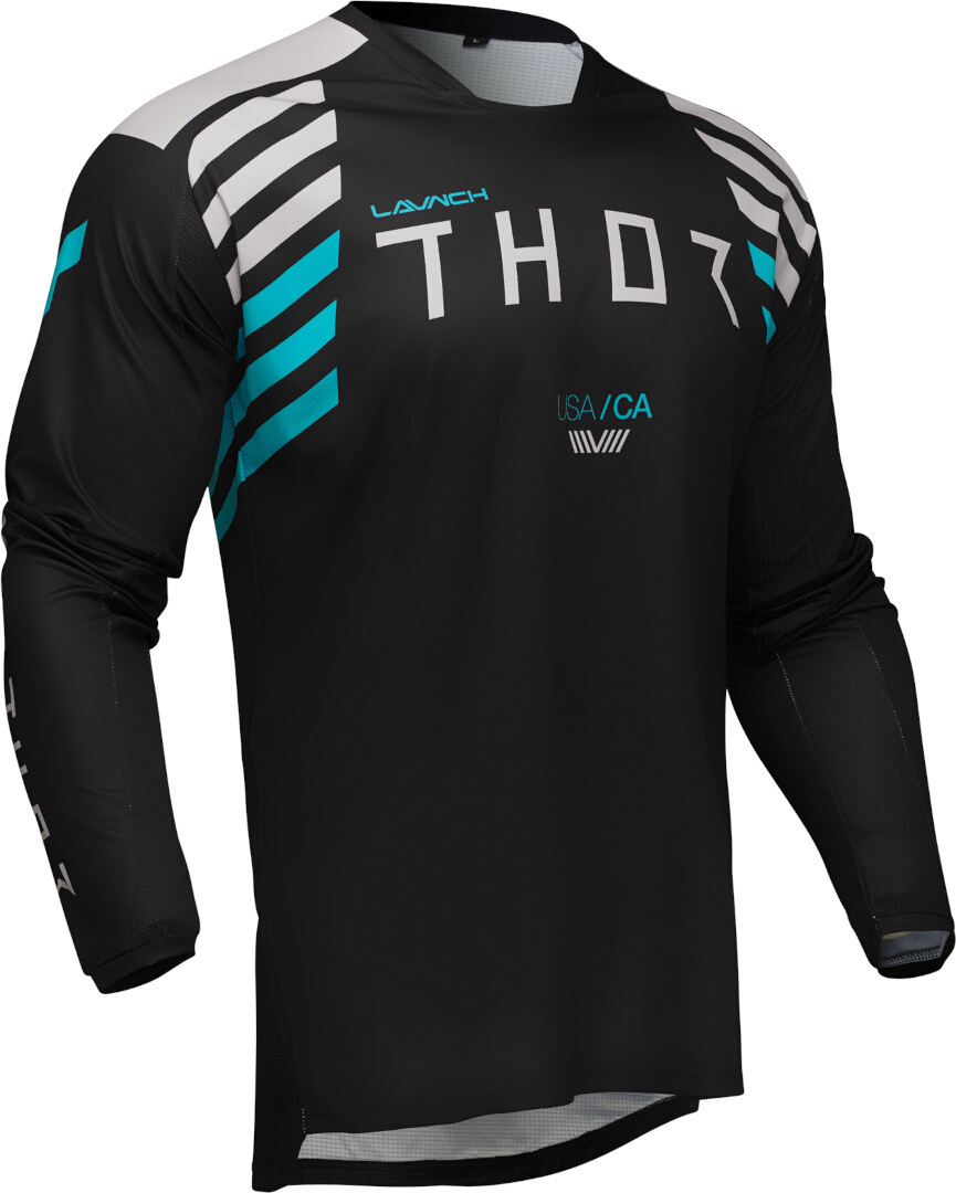 Thor Launchmode Zone Motocross trøje Sort/beige 3XL Figur 2