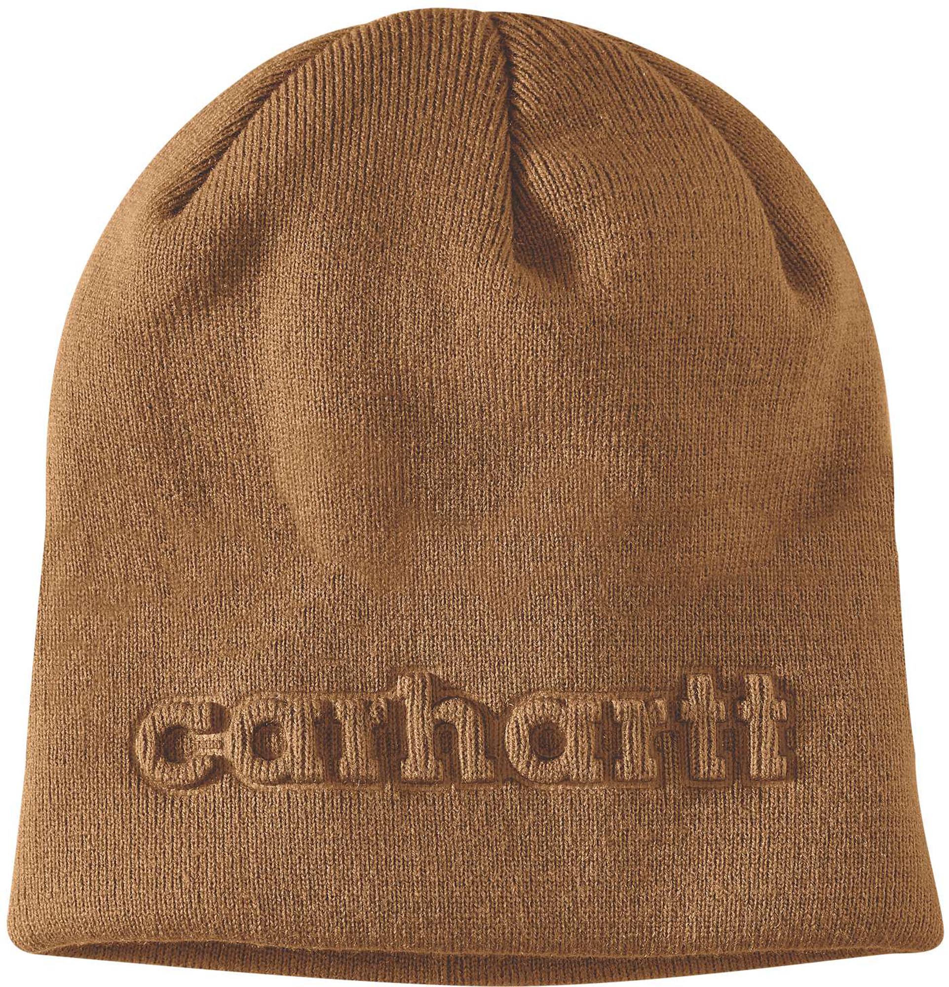 Carhartt Embossed Beanie Marron Figure 1