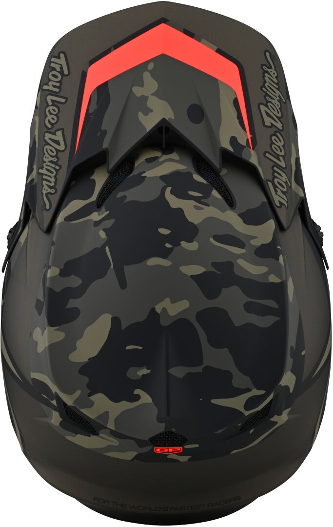 Troy Lee Designs GP Overload Camo Casque de motocross Vert XL Figure 2