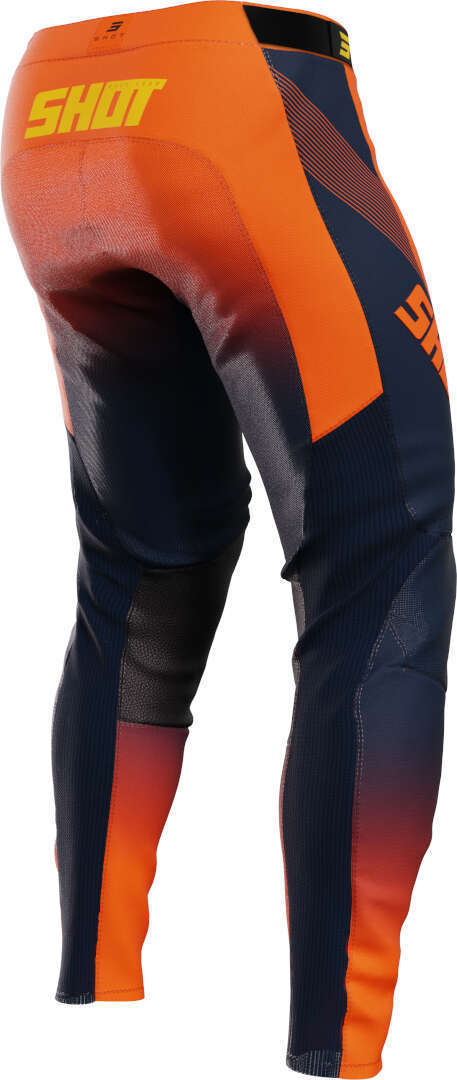 Shot Aerolite Honor Motocross bukser orange/sort 36 Figur 3