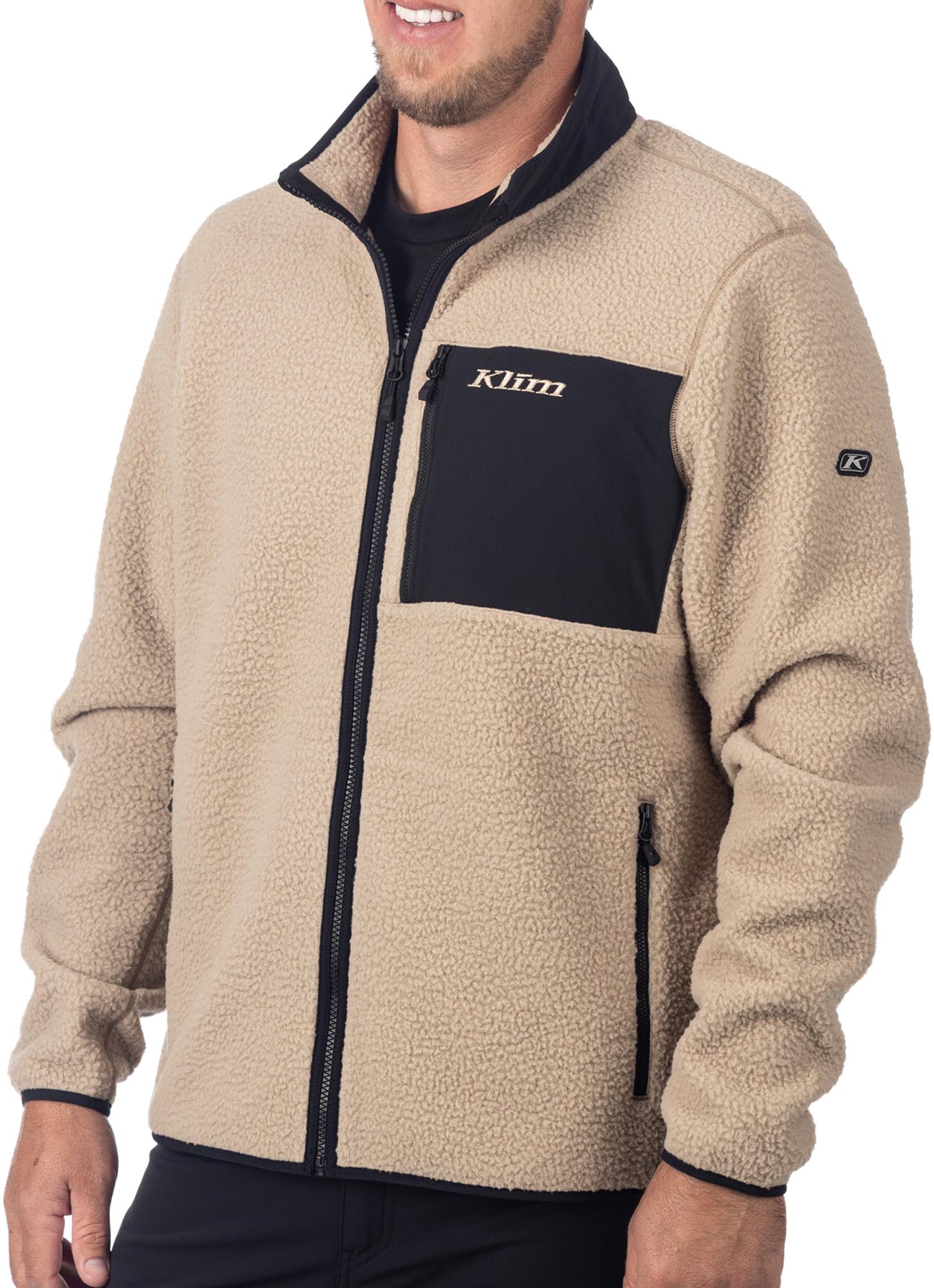 Klim High Pile Jacket beige/black XL Figure 1