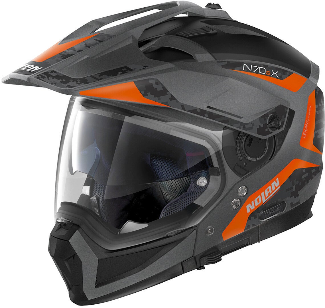 Nolan N70-2 X Torpedo N-Com Hjelm sort/orange M (58) Figur 1