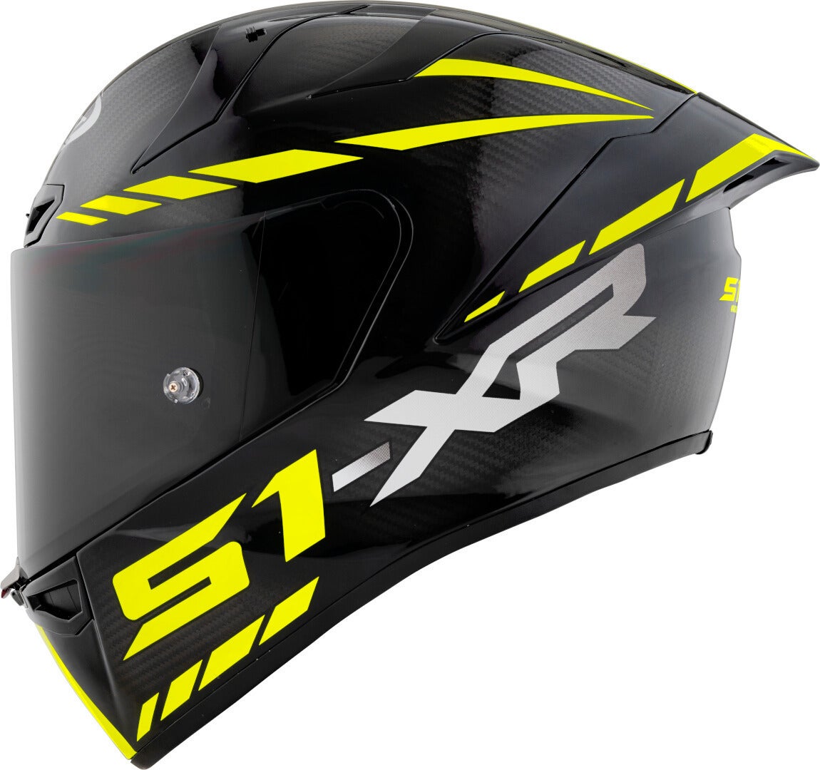 Side view of Suomy S1-XR GP Carbon Hypersonic E06 Helmet