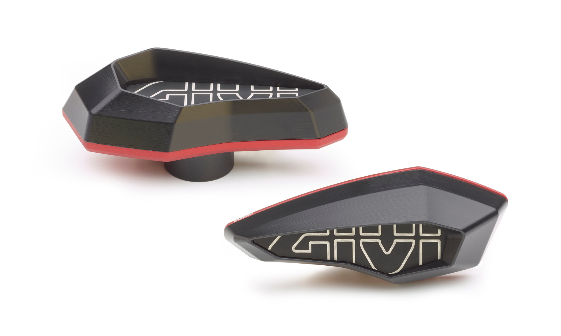 GIVI Sturzpad aus Fiberglas verstärktem Polymer aus eloxiertem Aluminium, rot Figur 1