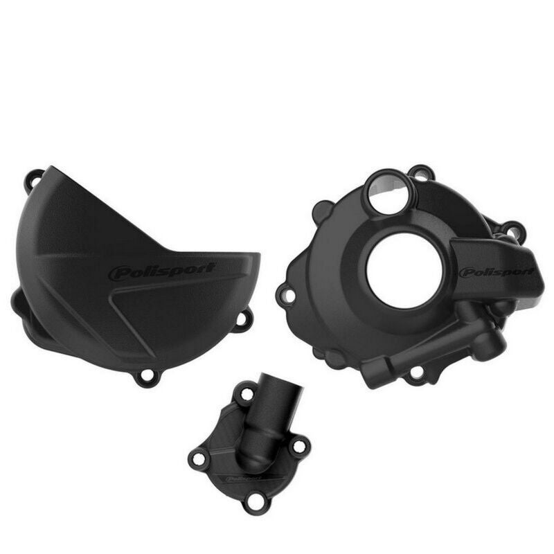 POLISPORT kit protection de carter d'embrayage, d'allumage et de pompe à eau - Honda CRF 250 R (18-22) Figure 1