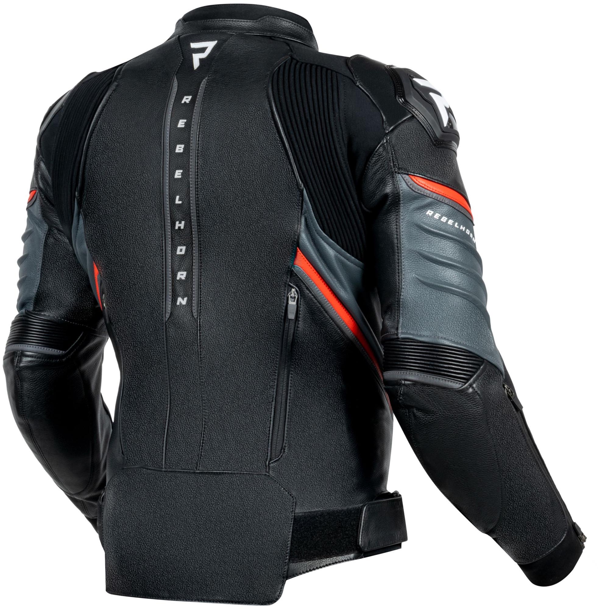 Side view of Rebelhorn Veloce Motorcycle Leather Jacket