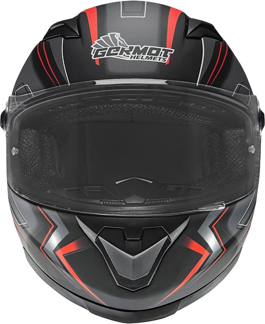 Germot GM 320 Casque Noir mat/rouge L (59/60) Figure 3