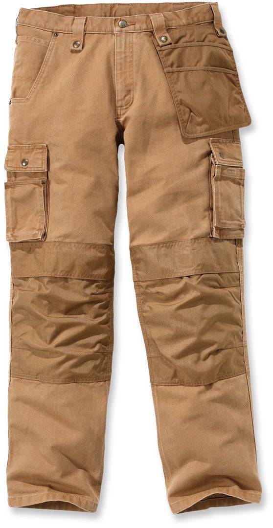 Carhartt Multi Pocket Washed Duck Hose braun 42 L34 Abbildung 1