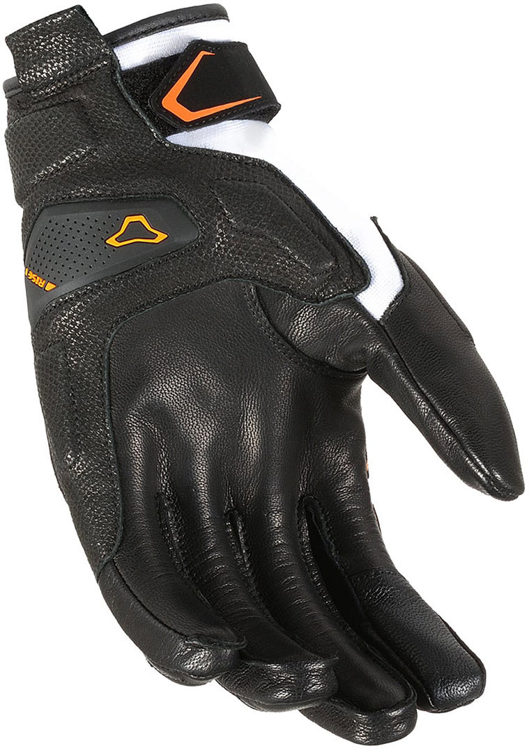 Macna Haros Motorcykel handsker hvid/orange/sort XL Figur 2