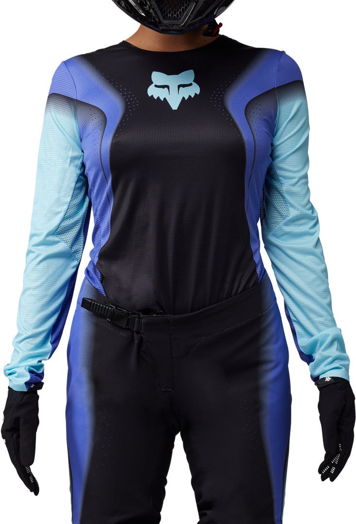 FOX Flexair Infinite Camisa de motocross feminina preto/azul XL Figura 3
