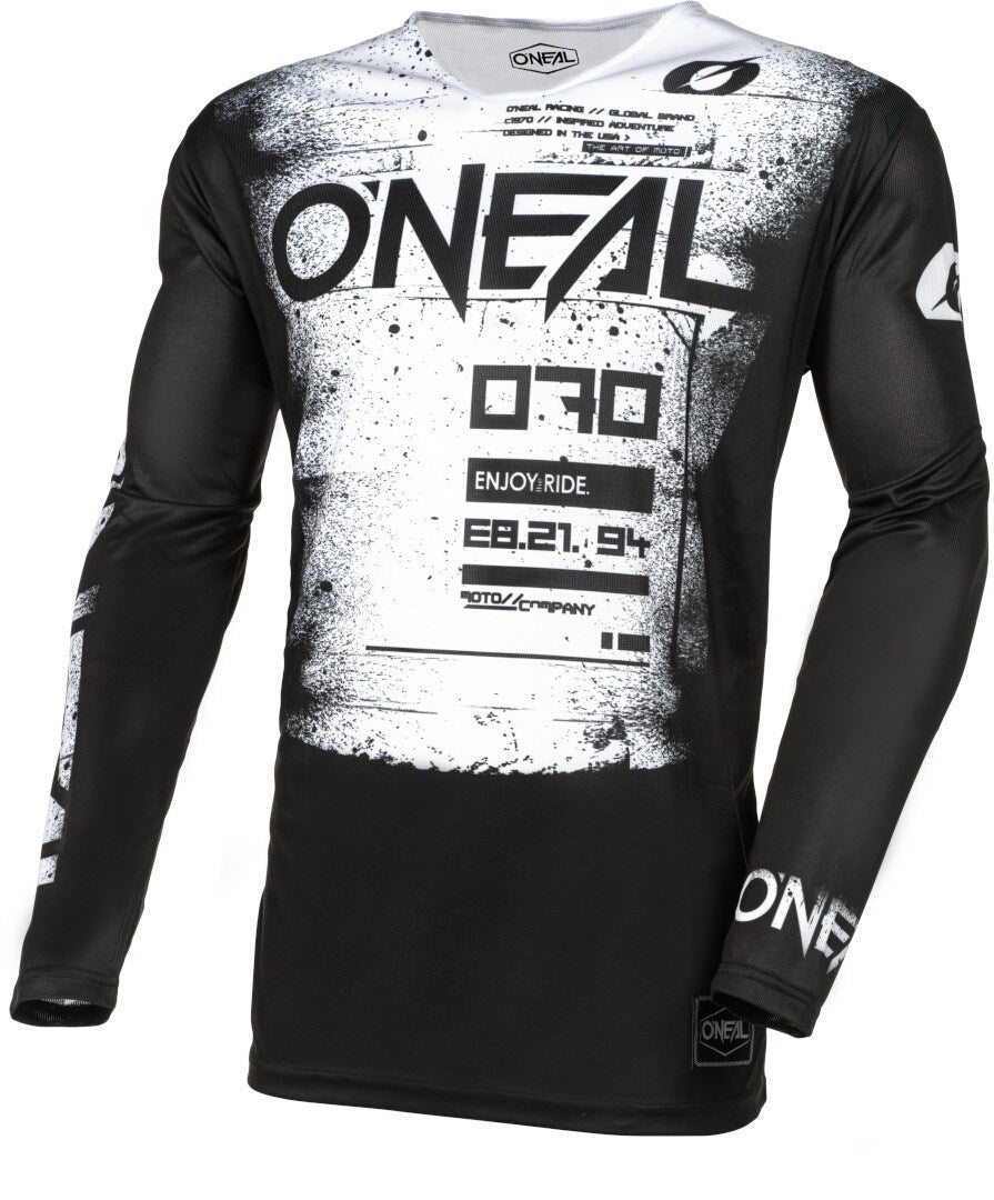 Oneal Mayhem Scarz Motokrosový dres černobílá L Obrázek 1