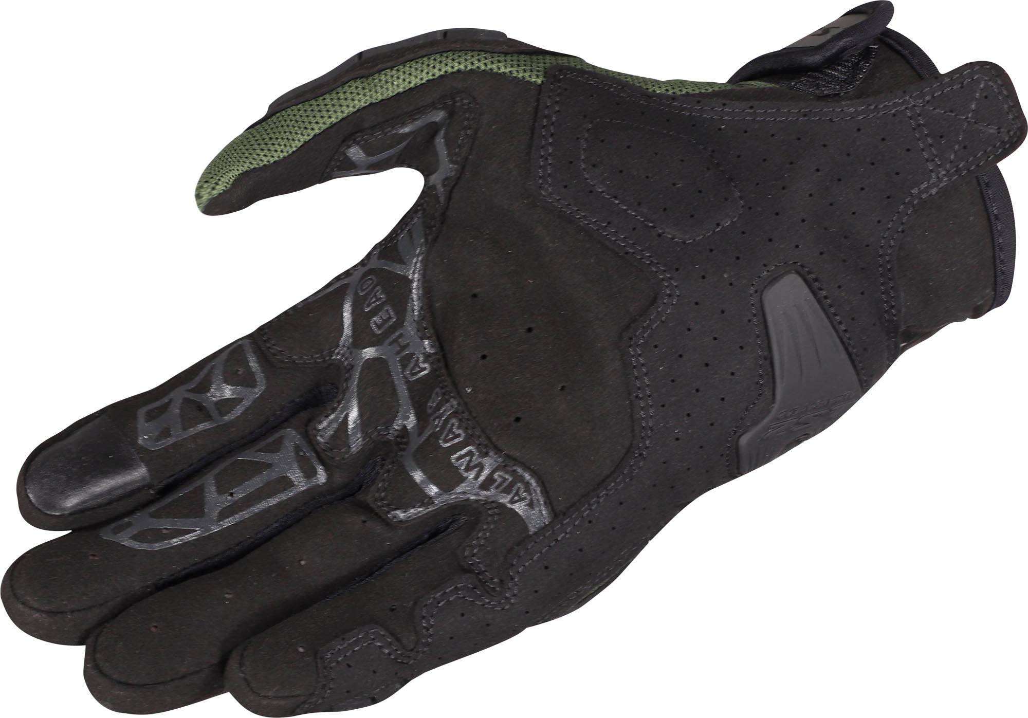 LS2 All Terrain II Motorcykelhandsker sort/grøn M Figur 2