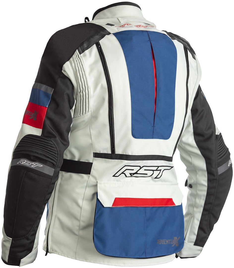 RST Pro Series Adventure-X Ladies Motorcycle Textile Jacket blue/white/red S Figure 2