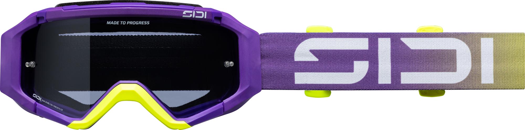 Sidi Gravix Smoke Motocross-lasit Violetti/keltainen Kuva 1