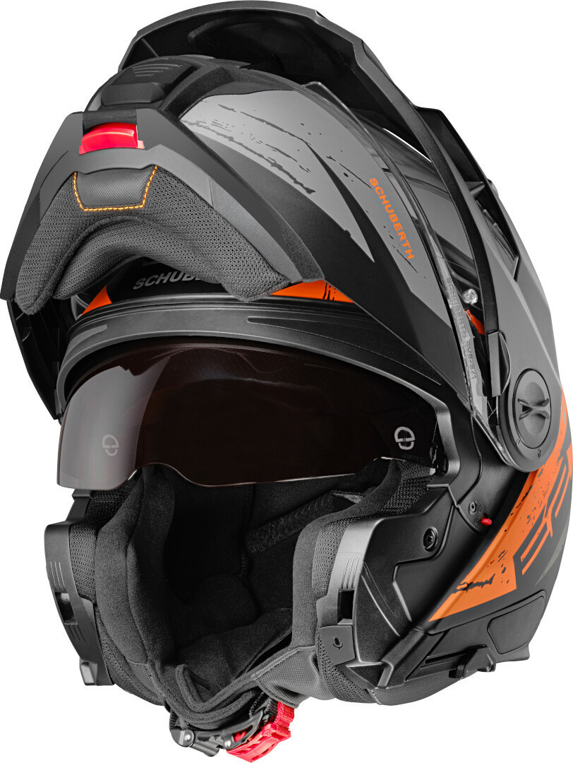 Schuberth E2 Explorer Klapphelm schwarz matt/orange L (59) Abbildung 3