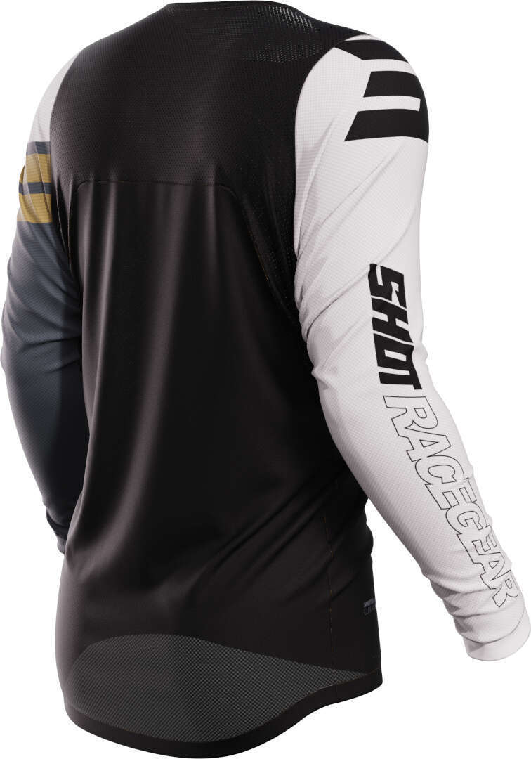 Shot Contact Rush Maglia Motocross nero/oro S Figura 2