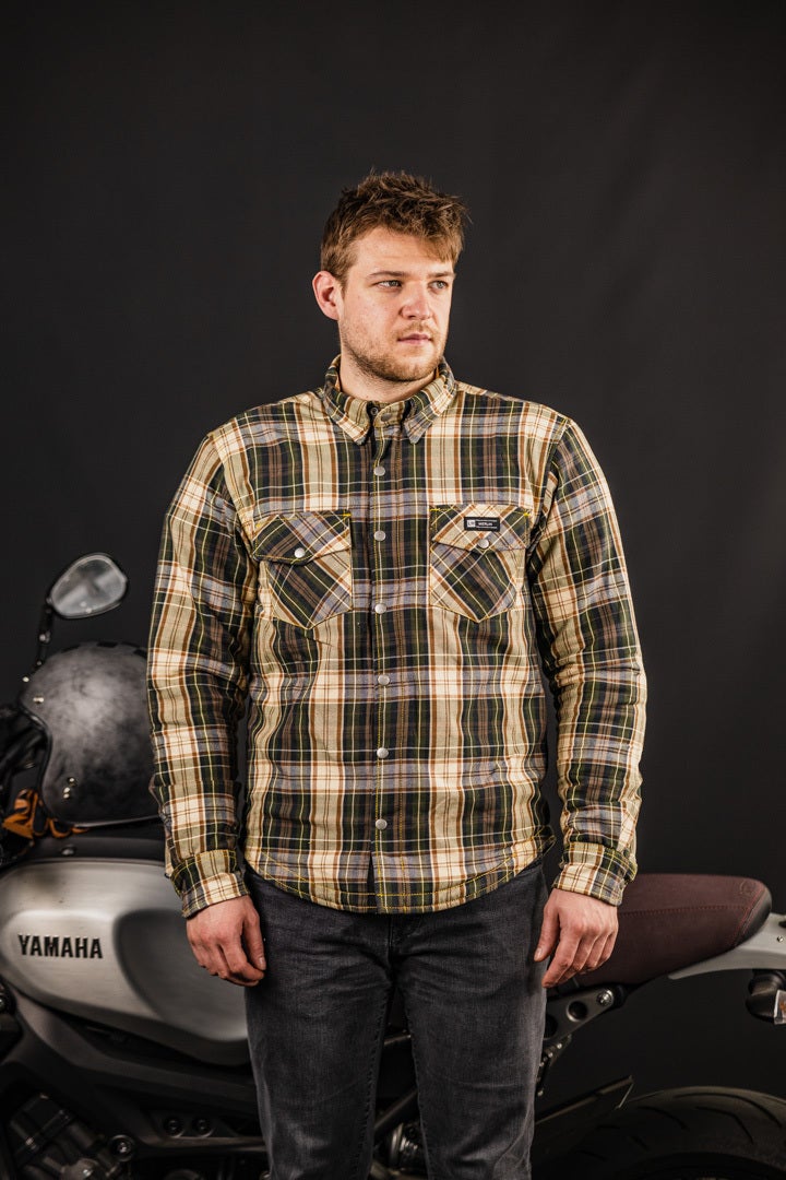 Merlin Axe Camicia da moto marrone XXL Figura 4