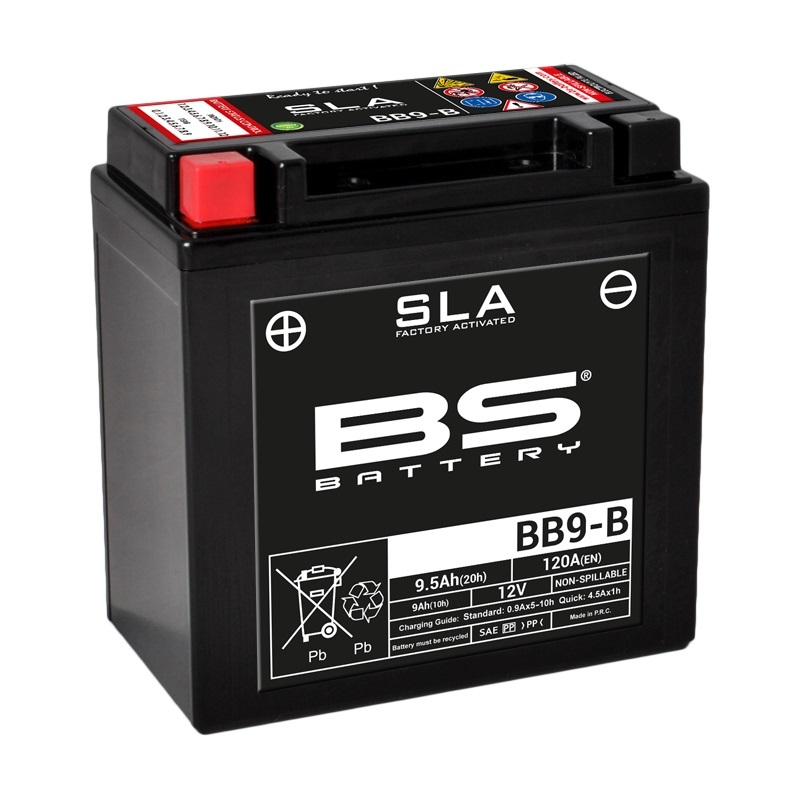 BS-batteri Fabriksaktiverat underhållsfritt SLA-batteri - BB9-B Figur 1