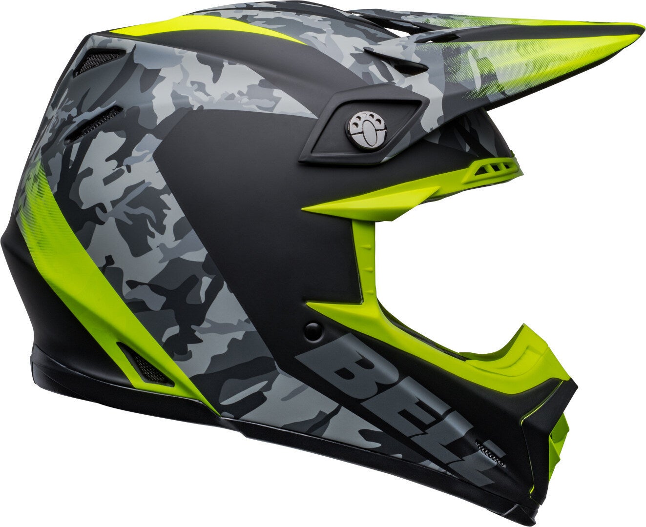 Bell Moto-9 MIPS Venom Casco Motocross nero/giallo XL Figura 8