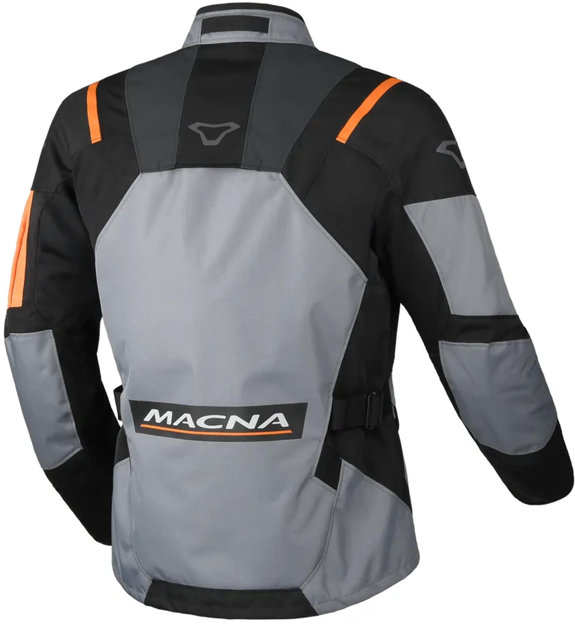 Macna Rancher 2.0 Veste textile moto imperméable Gris/Rouge XL Figure 2