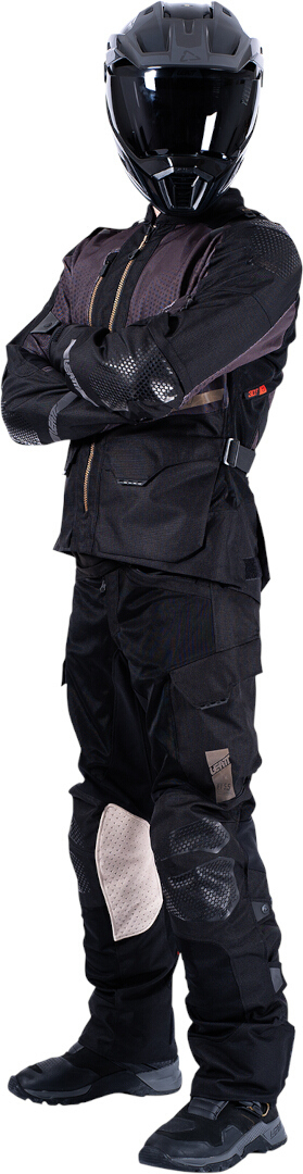 Side view of Leatt ADV Flowtour 5.5 waterproof Motorcycle Textile Jacket