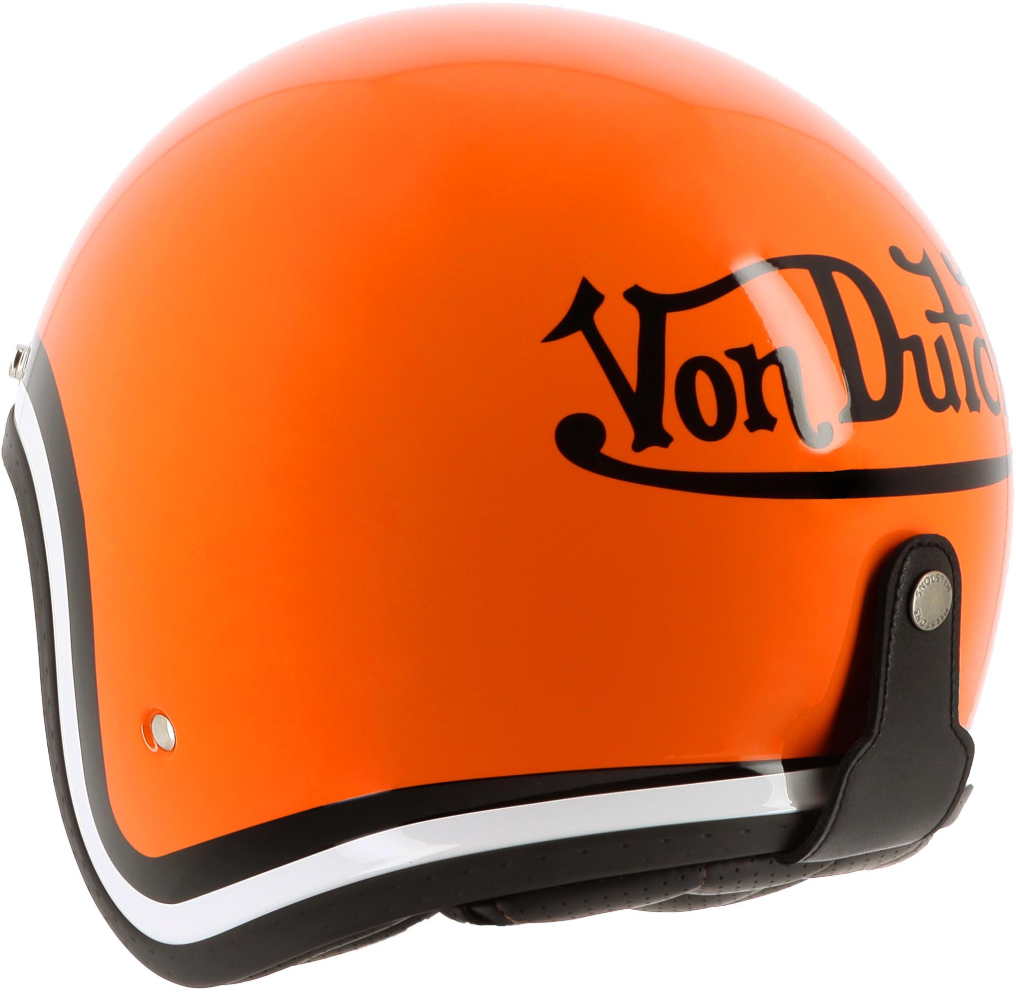 Von Dutch X Helstons Long Way Jethjelm orange/sort/hvid S Figur 2
