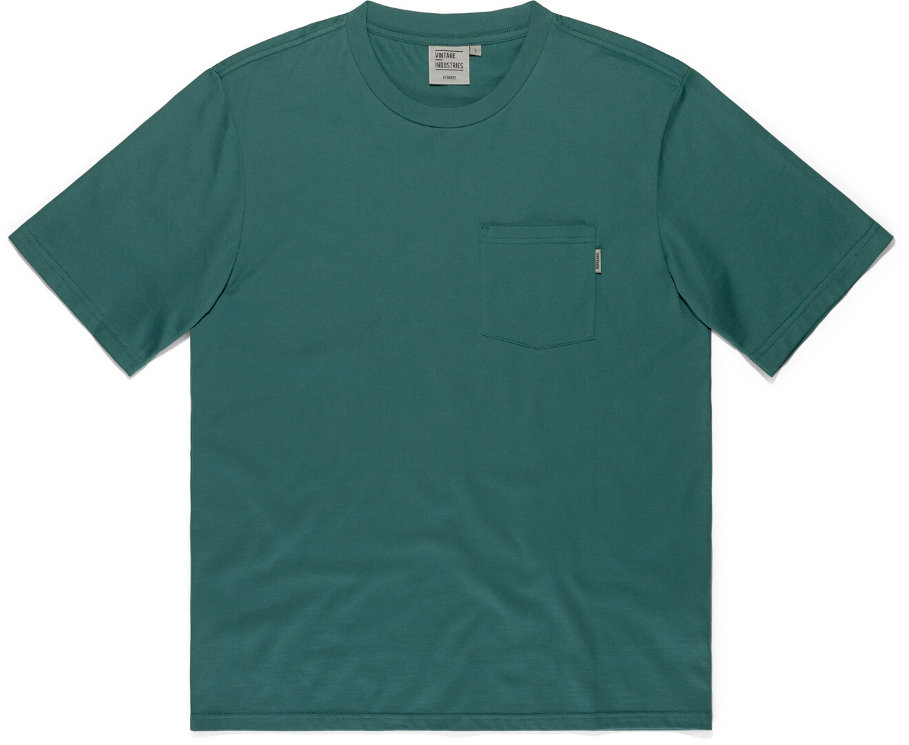 Vintage Industries Gray Pocket Tricou Albastru/Verde S Figura 1
